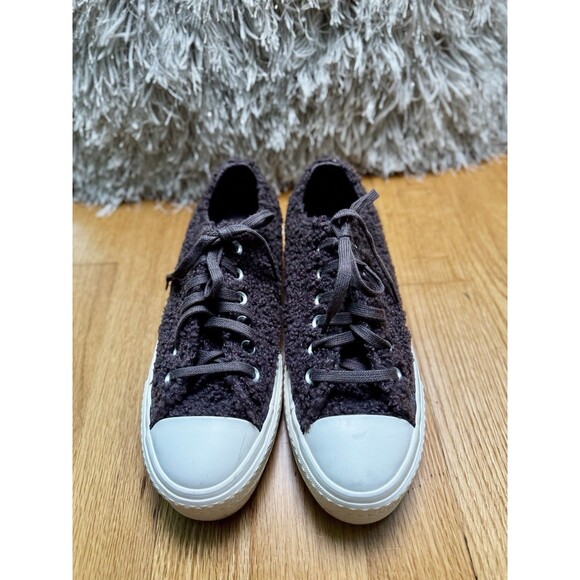 Converse Women’s Chuck Taylor All Star Platform Low Cozy Sherpa Violet Ore 6.5 - Picture 11 of 13